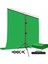 Yeşil Ekran Arka Plan Standı ,oyun,fotoğraf , Stream, Chroma Key 1.5 X2M Greenscreen Backdrop Kiti, Greenbox Set 1