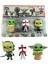 S.wars The Mandalorian Baby Yoda Incinerator Stormtrooper Gamorrean Fighter 3'lü Figür Oyuncak Seti 1