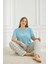 50502-1108 Kadın Büyük Beden Pijama Takımı 1