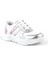 Hakiki Deri Gümüş Pembe Kalın Tabanlı Kız Çocuk Sneakers Ayakkabı 1
