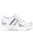 Hakiki Deri Gümüş Pembe Kalın Tabanlı Kız Çocuk Sneakers Ayakkabı 2