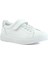 Hakiki Deri Beyaz Cırtlı Bağcıklı Kız Çocuk Sneakers 1