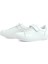 Hakiki Deri Beyaz Cırtlı Bağcıklı Kız Çocuk Sneakers 4