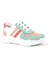Hakiki Deri Yeşil Pembe Kız Çocuk Sneakers Ayakkabı 1