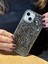Apple iPhone 14 Plus ve 15 Plus Uyumlu Lüks Siyah Kristal Taşlı Kılıf 3