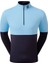 Renk Bloklu Mid Layer Mavi Lacivert 80117 4