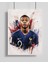 Kylian Mbappe Ünlü Futbolcu Illüstrasyon Posteri 1