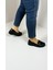 D-01 Comforta Günlük Giymelik Kadin Loafer Siyah Ayakkabı 1