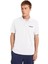 Small Linear Logo Print Polo Beyaz Erkek T-Shirt 2