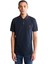 Printed Neck Short Sleeve Polo Dark Sapphıre Erkek T-Shirt 2