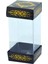 Hediyelik Alt Üst Karton Kapak Siyah Gold Varaklı Arası Asetat Kutu (8CMX8CMX16.5CM) 1
