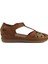 25033540 25YS Kadın Günlük Sandalet Taba 3