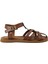 226 525 25YS Kadın Günlük Sandalet Taba 2