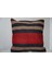 40 x 40 El Yapımı Vintage Kırmızı Siyah Kilim Yastık Kılıfı, Bohem Dekoratif Yastık, Harika Ev Dekoru 1