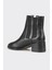 Siyah Deri Kadın Topuklu Bot 3