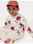 Pamuklu Elma Desenli Sweatshirt (2-8 Yaş) 1
