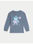 Saf Pamuklu Canavar Desenli Sweatshirt (2-8 Yaş) 3