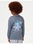 Saf Pamuklu Canavar Desenli Sweatshirt (2-8 Yaş) 5