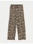 Leopar Desenli Carrot Leg Grazer Pantolon 4