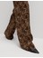 Leopar Desenli Wide Leg Pantolon 4