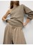 Tek Omuzlu Slim Fit Dokulu Triko Üst 3