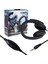 Hello HL-5351 3.5mm Stereo Kablolu Ledli Mikrofonlu Oyuncu Kulaklık Siyah (4401) 3