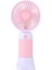 Sevimli Karakter Desenli Sessiz Usb Şarjlı Mini Fan Kalemtraşlı, Taşınabilir Masaüstü Fan 1