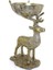 Metal Geyikli Kase 32 cm Dekoratif Hediyelik 1