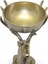 Metal Geyikli Kase 32 cm Dekoratif Hediyelik 2