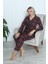 Uzun Kollu Düğmeli Pijama Takımı 3