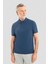 Indigo Polo Yaka T-Shirt 1