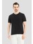 Siyah Bisiklet Yaka T-Shirt 1