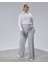 Poly Viscose Full Lycra Beli̇ Lasti̇kli̇ Battal Pantolon 1