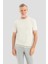 Bej Bisiklet Yaka T-Shirt 1