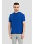 Indigo Polo Yaka T-Shirt 1