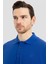 Indigo Polo Yaka T-Shirt 4