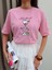 Cocktail Baskılı Oversize Tshirt 2