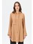 Kapişon Detaylı Giy Çık Tunik Camel 1