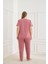 50502-1109 Kadın Büyük Beden Pijama Takımı 3