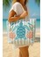 Caretta Caretta Desenli Büyük Boy Piknik ve Plaj Çantası – Halat Saplı – 55X36X15 cm 1