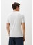 Erkek Tişört Bisiklet Yaka Beyaz Slim Fit T-Shirt Ncs Jeans 1266 2