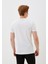 Erkek Tişört Bisiklet Yaka Beyaz Slim Fit %100 Pamuk T-Shirt Ncs Jeans 1051 2