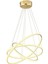 Huzur Elektrik Arezzo-03 Modern Avize Gold (3 Renk Işık Seçeneği) 1