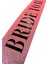 Pembe Üzeri Siyah Büyük Bride To Be Yazılı Simli Işıltılı Kuşak Kemer 10 cm Genişlik (4401) 3