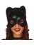 Siyah Deri Görünümlü Kedi Maskesi – Cosplay &amp;amp;amp; Maskeli Balo (4401) 3