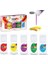 Sıvı Gıda Boyası Seti 5'li 5 Renk 10 ml x 5'li Su Bazlı Likit Gıda Boyaları Set 1 2