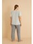 50502-1235 Kadın Büyük Beden Pijama Takımı 3
