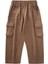 Çift Körük Cepli Keten Pantolon 2-7 Yaş Caramel 1
