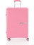 Polipropilen Valiz V374 55 cm Kabin Boy Pembe 1