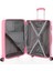 Polipropilen Valiz V374 55 cm Kabin Boy Pembe 2